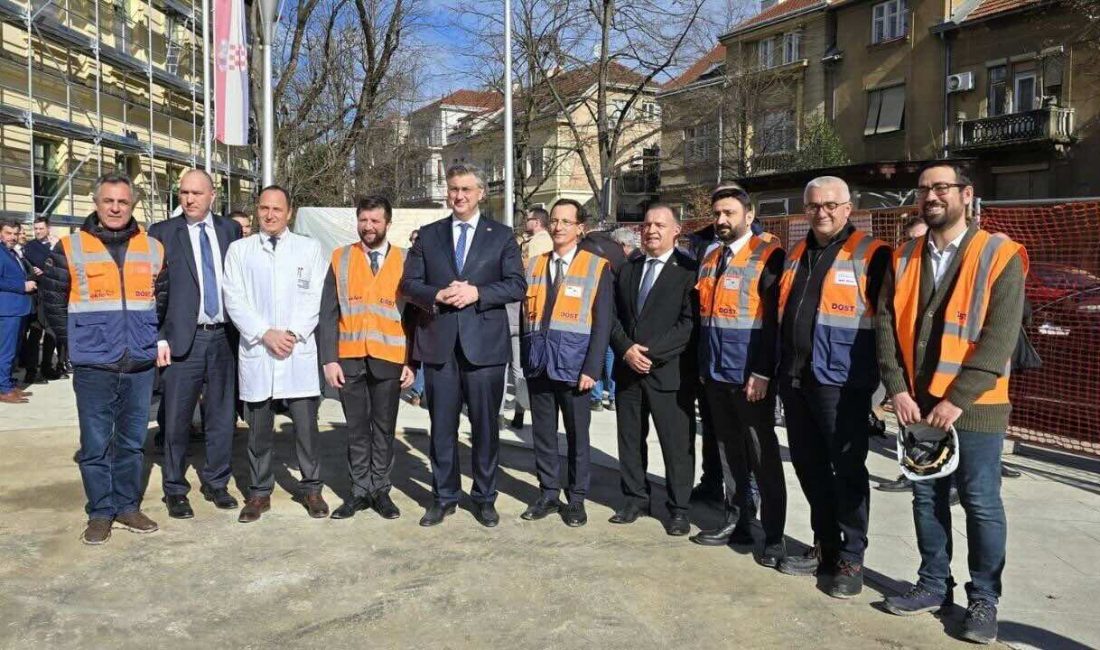 Hırvatistan Başbakanı Andrej Plenkovic, Akfen İnşaat-Dost İnşaat tarafından ülkenin başkenti