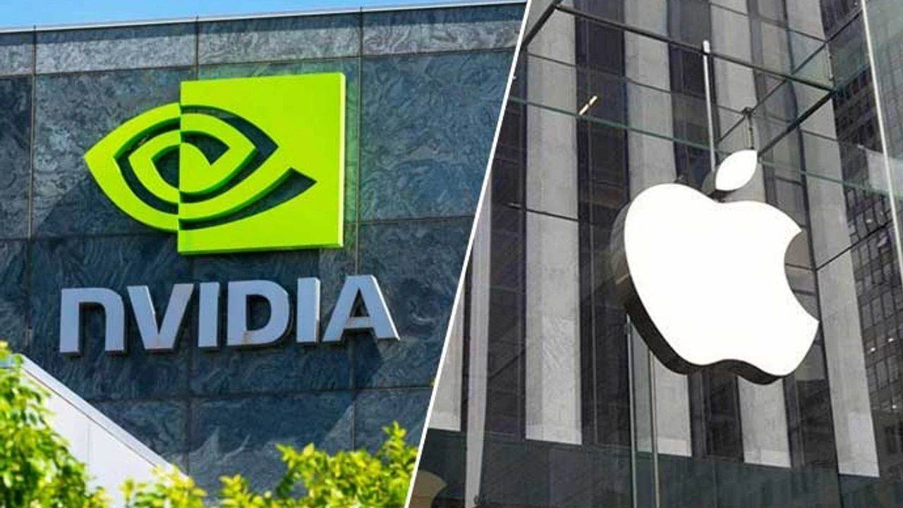 Hisseleri hızla yükselen Apple'ın piyasa değeri, Microsoft ve Nvidia'nın ardından,