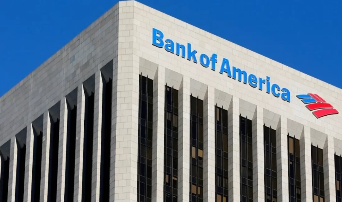 Bank of America’nın kredi faizlerinden elde ettiği gelirin azalması ve
