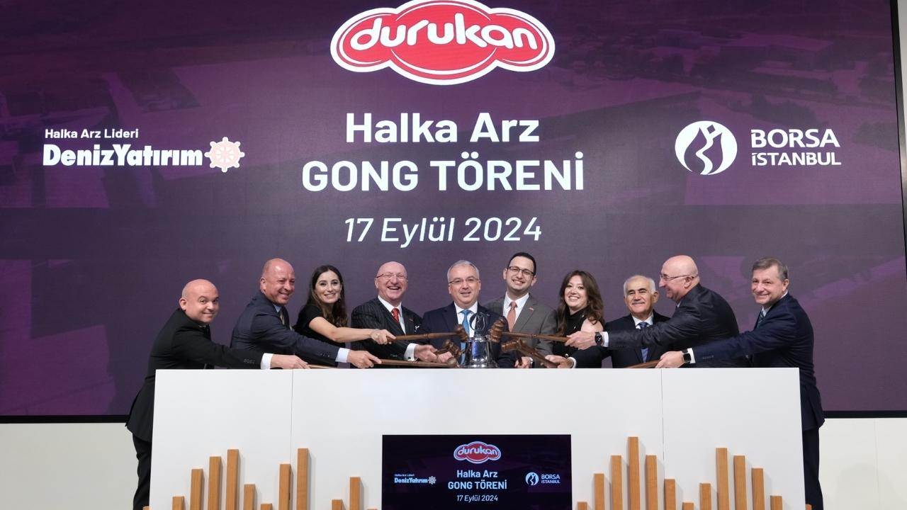Halka arz sürecini yatırımcıların yoğun ilgisiyle tamamlayan Durukan Şekerleme için