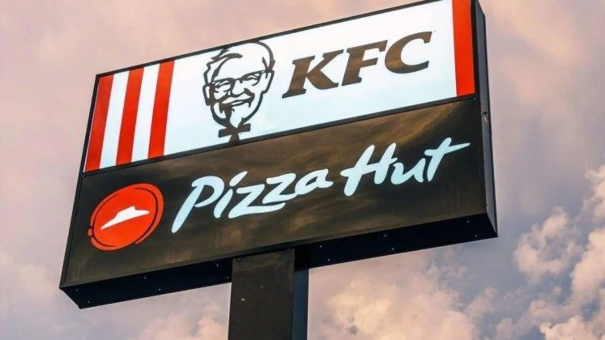 Restoran zincirleri KFC ve Pizza Hut’ın aynı mağaza satışları bu