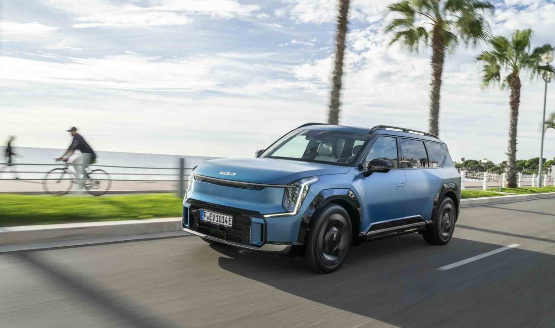 Kia’nın yeni amiral gemisi yedi koltuklu elektrikli SUV EV9, TopGear.com