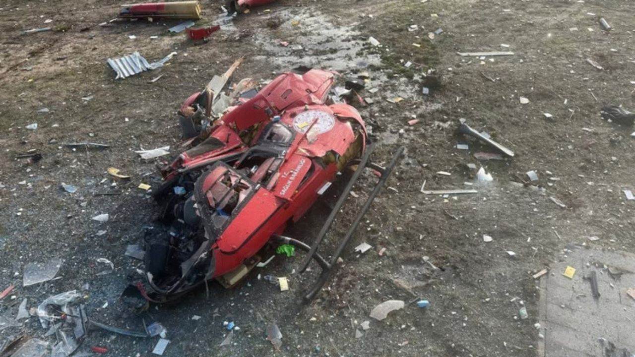 Muğla’da Sağlık Bakanlığı’na ait ambulans helikopter, il merkezindeki Eğitim ve Araştırma