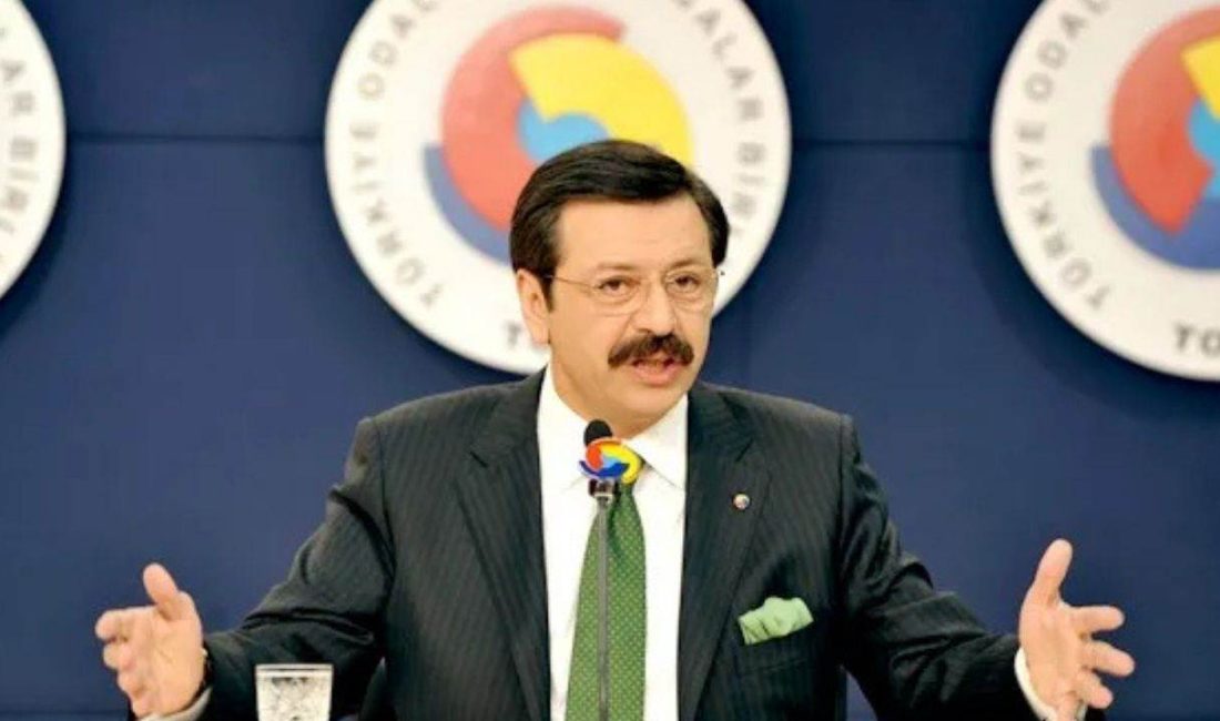 Türkiye Odalar ve Borsalar Birliği (TOBB) Başkanı Rifat Hisarcıklıoğlu Türkiye