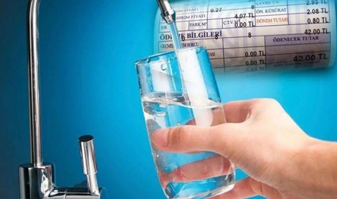 İzmir’de yeni yılın ilk gününden itibaren su fiyatlarına zam yapılacak.