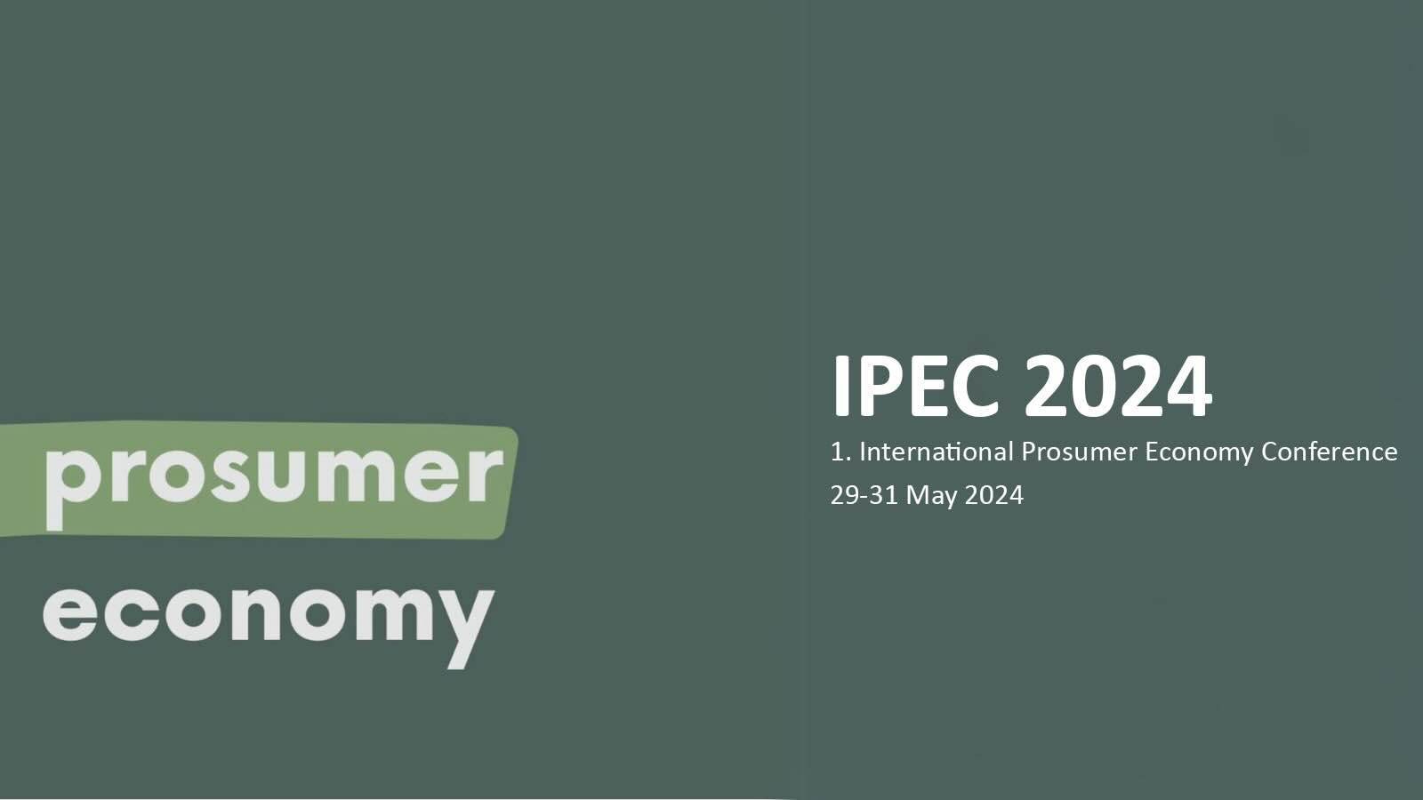 Dünyada ilk kez Türkiye’de gerçekleşecek olan Türetim Ekonomisi Konferansı IPEC2024,