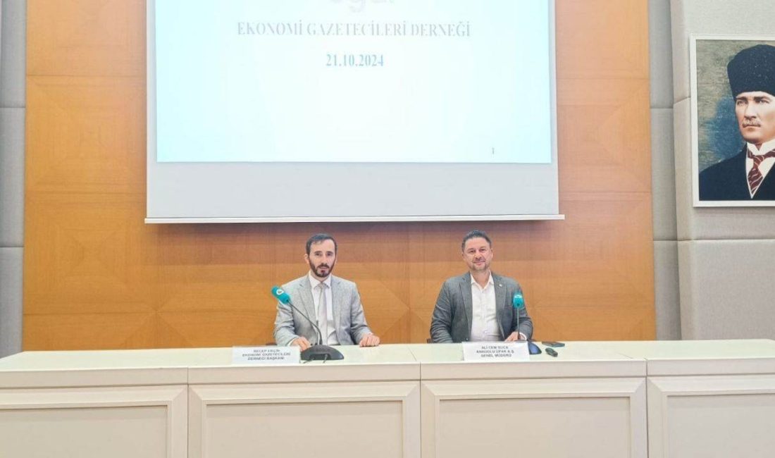 Anadolu ÜPAK Genel Müdürü Ali Cem Suca, Ekonomi Gazetecileri Derneği