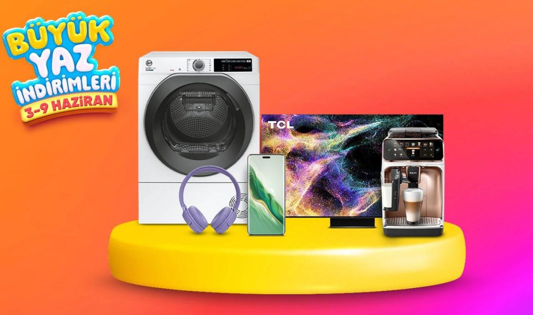 Hepsiburada yaza özel, bir hafta boyunca sürecek özel indirim kampanyasını