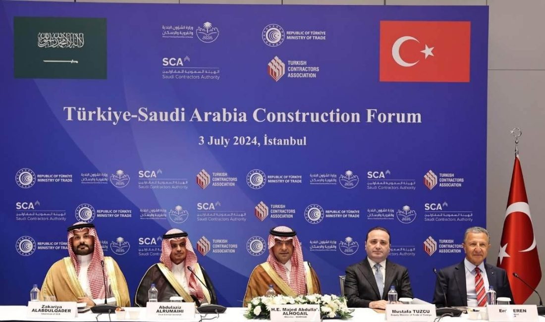 Türk müteahhitlik firmaları, Türkiye Müteahhitler Birliği (TMB) organizasyonunda Suudi müteahhitlik