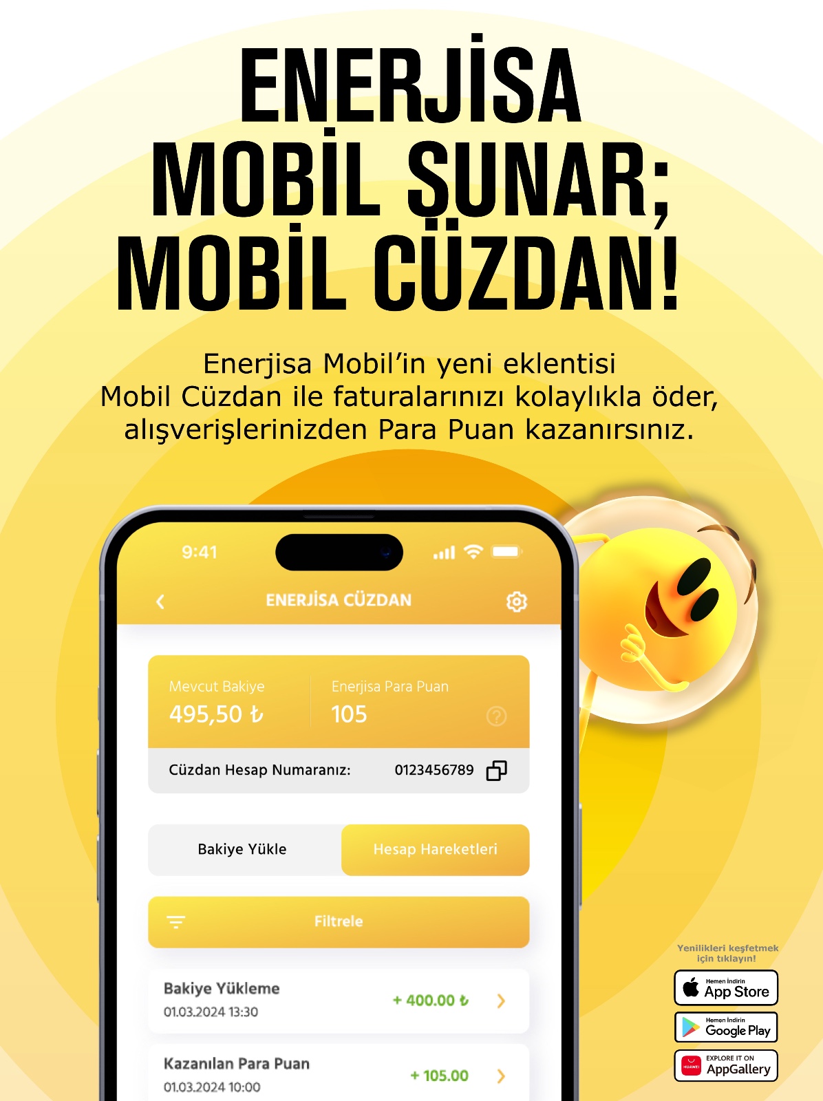 Enerjisa’dan sektörde bir ilk: Para puan kazandıran mobil cüzdan