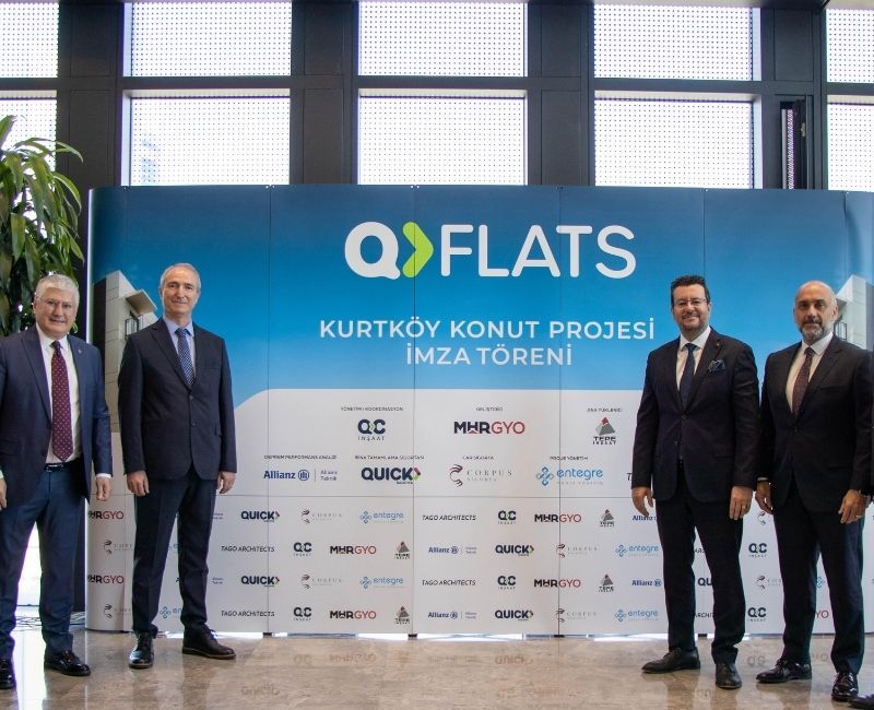 MHR GYO’nun hayata geçirdiği QFlats projesinin işbirliği töreni Quick Tower’da