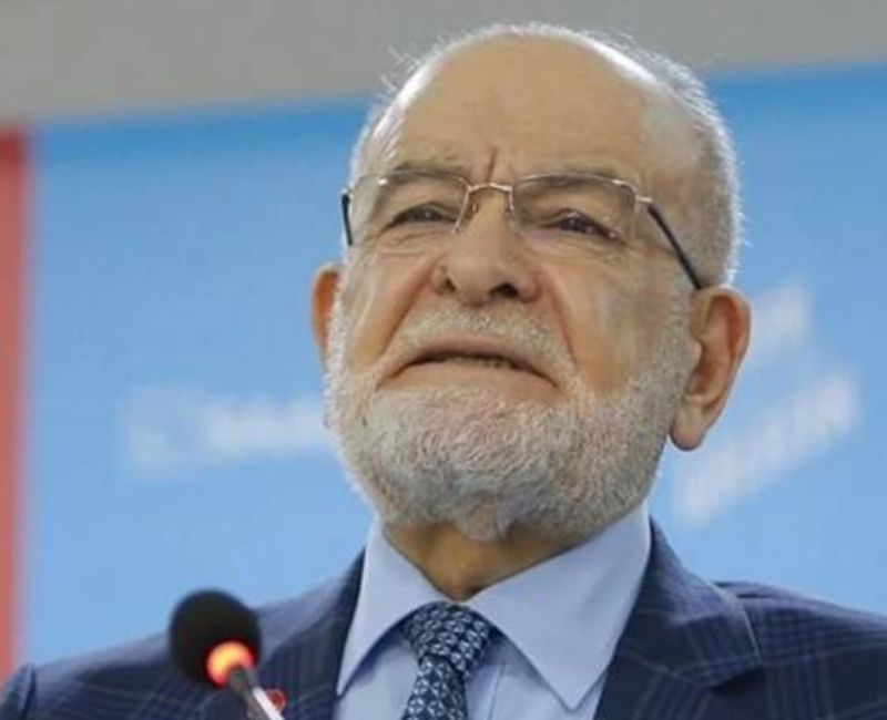 Eski Saadet Partisi Genel Başkanı Temel Karamollaoğlu, Cumhurbaşkanı Recep Tayyip