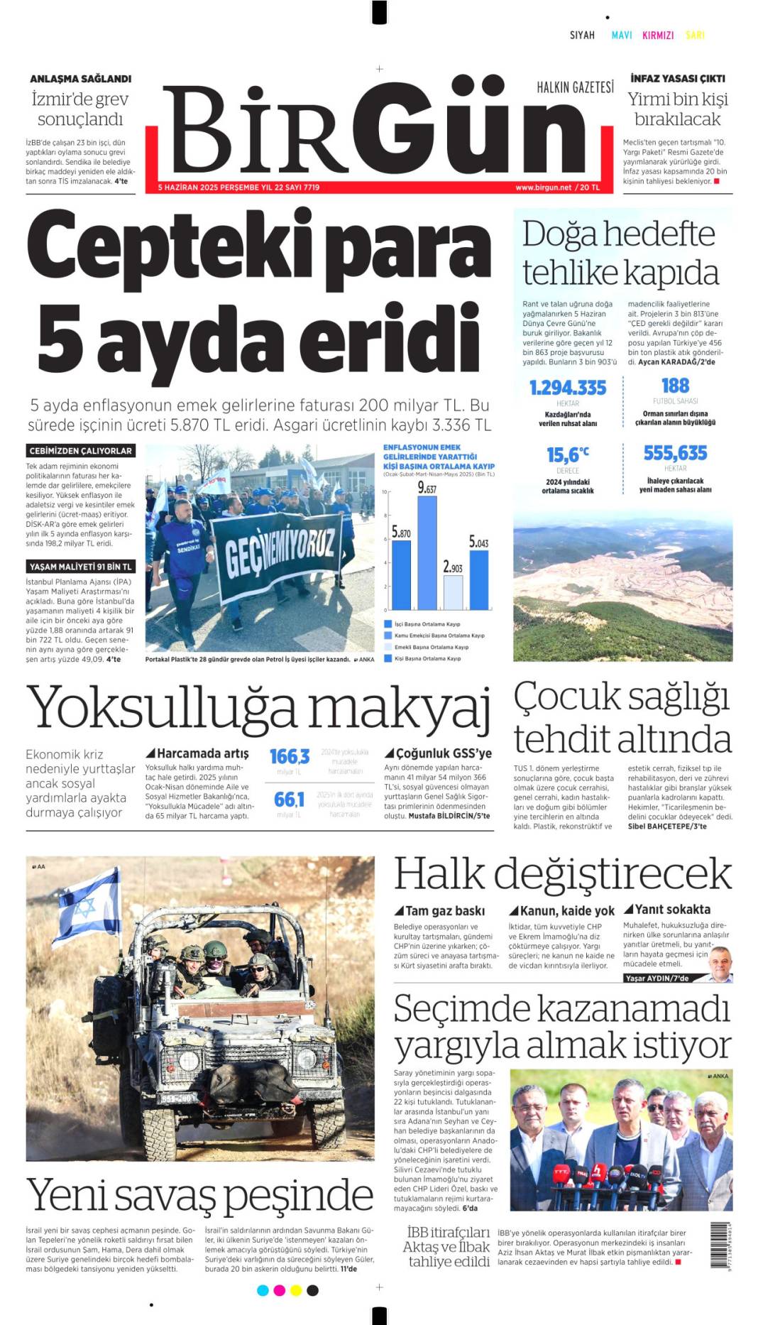 Gazeteler manşetine hangi haberleri taşıdı? İşte 5 Haziran 2025’in gazete manşetleri