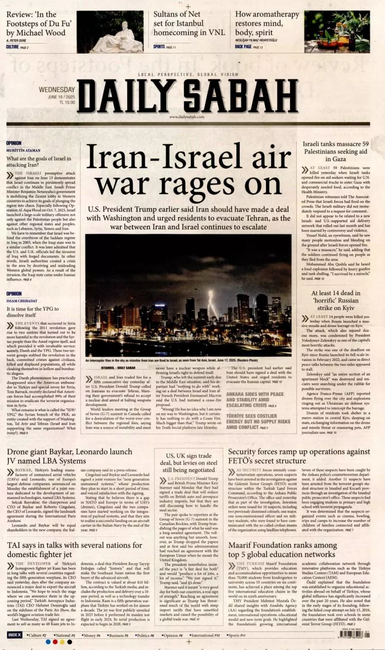 Gazeteler manşetine hangi haberleri taşıdı? İşte 18 Haziran 2025’in gazete manşetleri