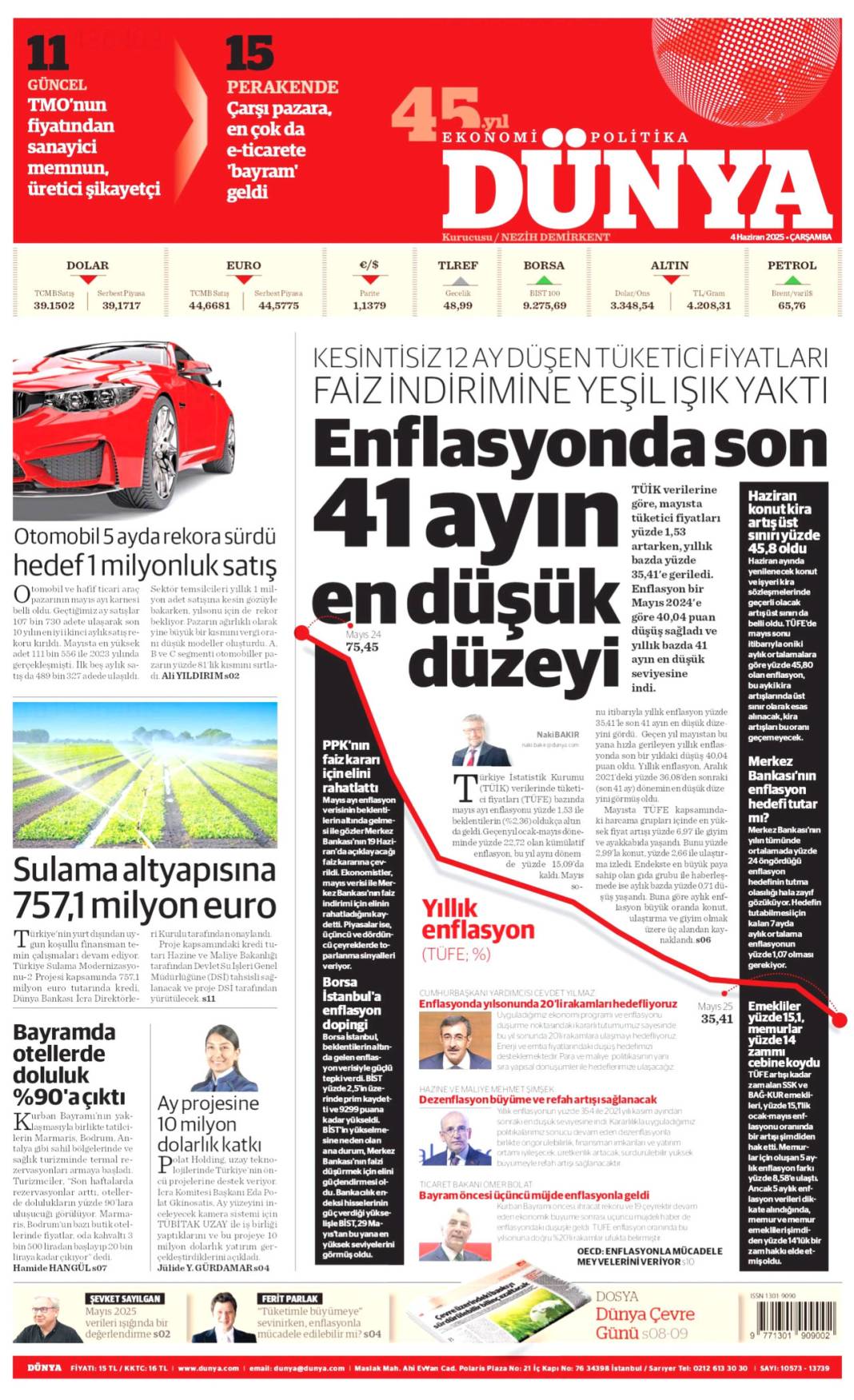 Gazeteler manşetine hangi haberleri taşıdı? İşte 4 Haziran 2025'in gazete manşetleri