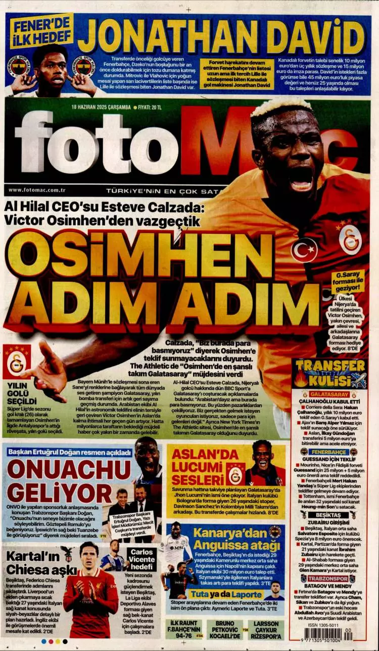 Gazeteler manşetine hangi haberleri taşıdı? İşte 18 Haziran 2025’in gazete manşetleri