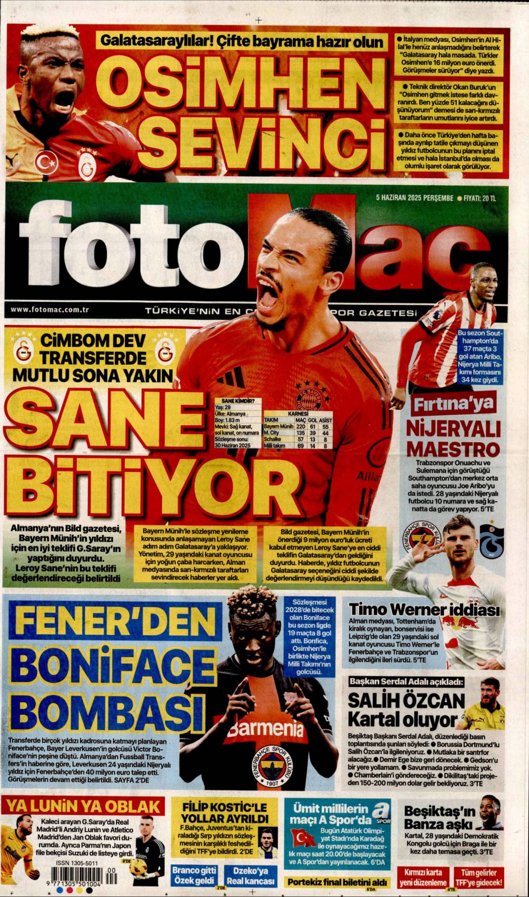 Gazeteler manşetine hangi haberleri taşıdı? İşte 5 Haziran 2025’in gazete manşetleri