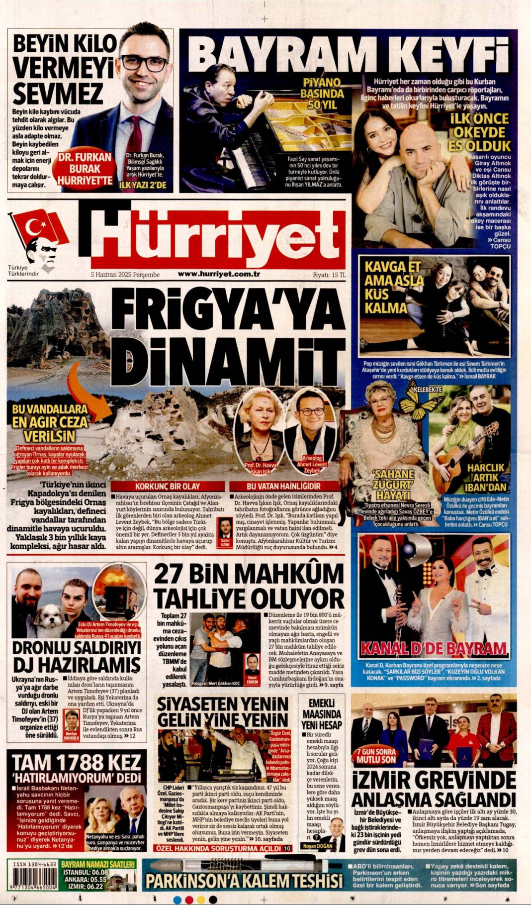 Gazeteler manşetine hangi haberleri taşıdı? İşte 5 Haziran 2025’in gazete manşetleri