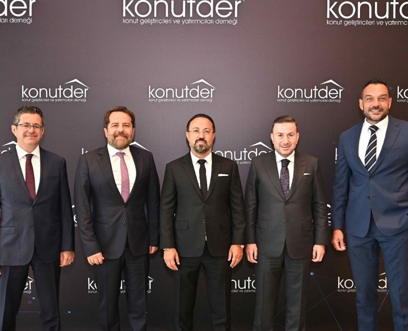 Konut Geliştiricileri ve Yatırımcıları Derneği’nin (KONUTDER), yeni yönetim kurulu ilk