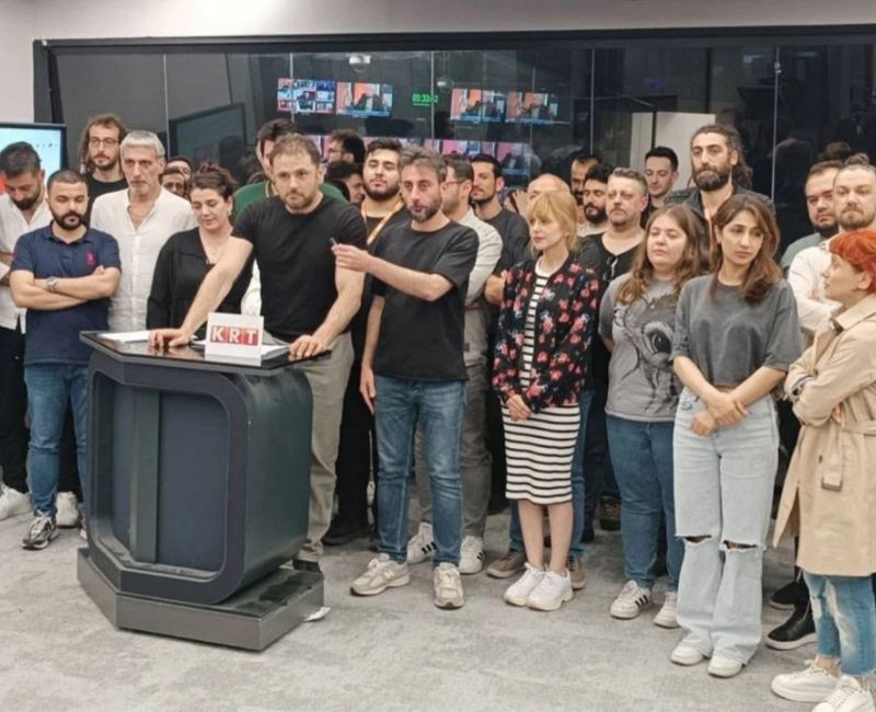KRT TV çalışanları, 28 Mart’tan bu yana maaş ve diğer