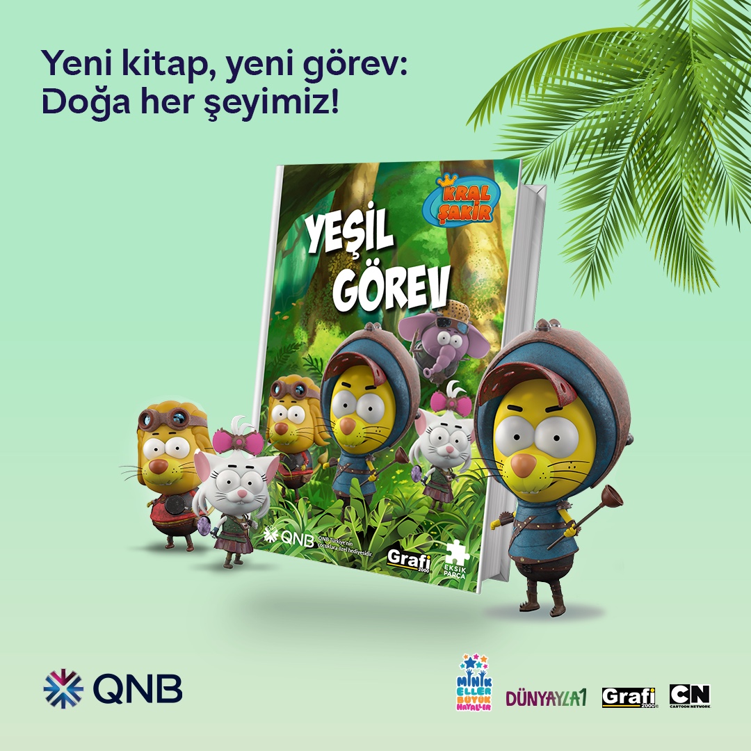 QNB Türkiye ve Kral Şakir'den çocuklara karne hediyesi