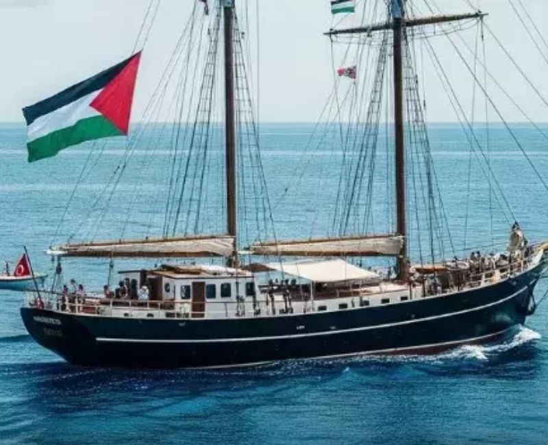 Gazze’ye insani yardım taşıyan Madleen gemisi, İsrail tarafından durduruldu. Gemiye
