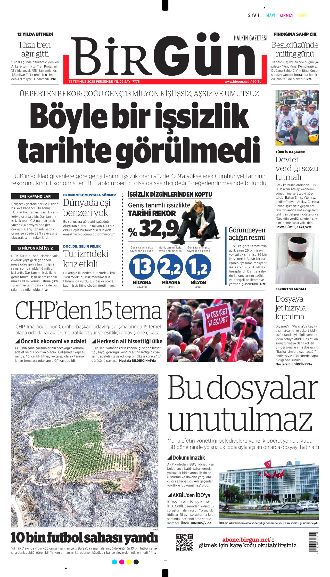 Gazeteler manşetine hangi haberleri taşıdı? İşte 31 Temmuz Perşembe gazete manşetleri