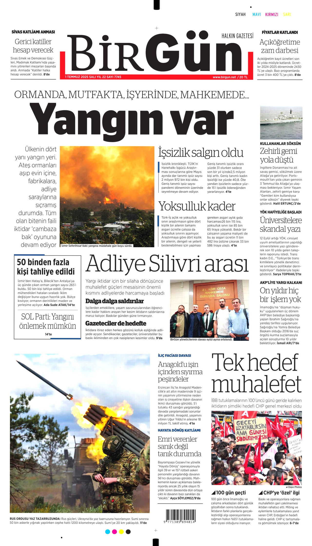 Gazeteler manşetine hangi haberleri taşıdı? İşte 1 Temmuz Salı gazete manşetleri