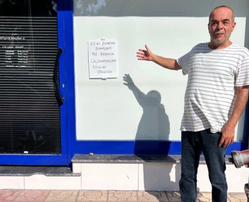 Hatay’da etkisini artıran kavurucu sıcaklar yaşamı zorlaştırıyor. Kırıkhan’da sıcaklık 45,9