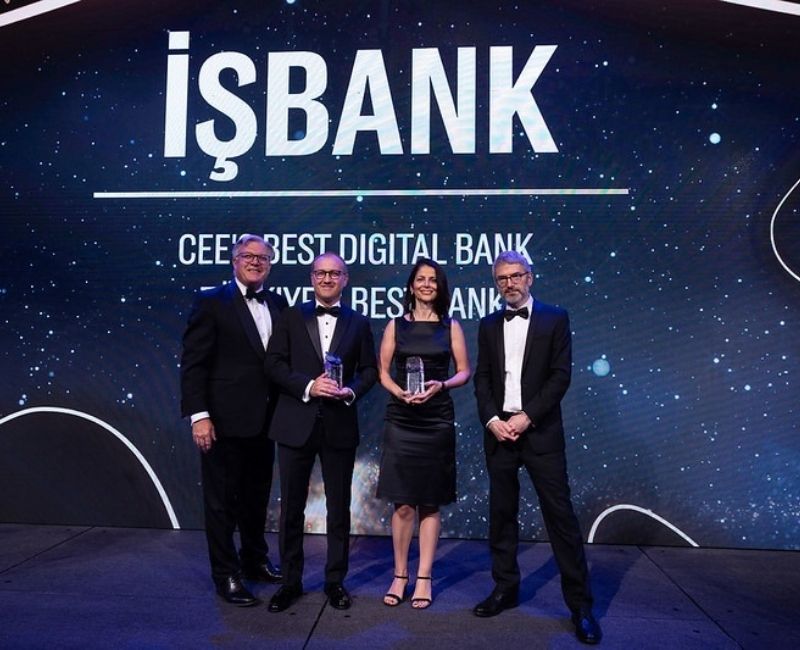 İş Bankası’na Orta ve Doğu Avrupa’nın en iyi dijital bankası ödülü