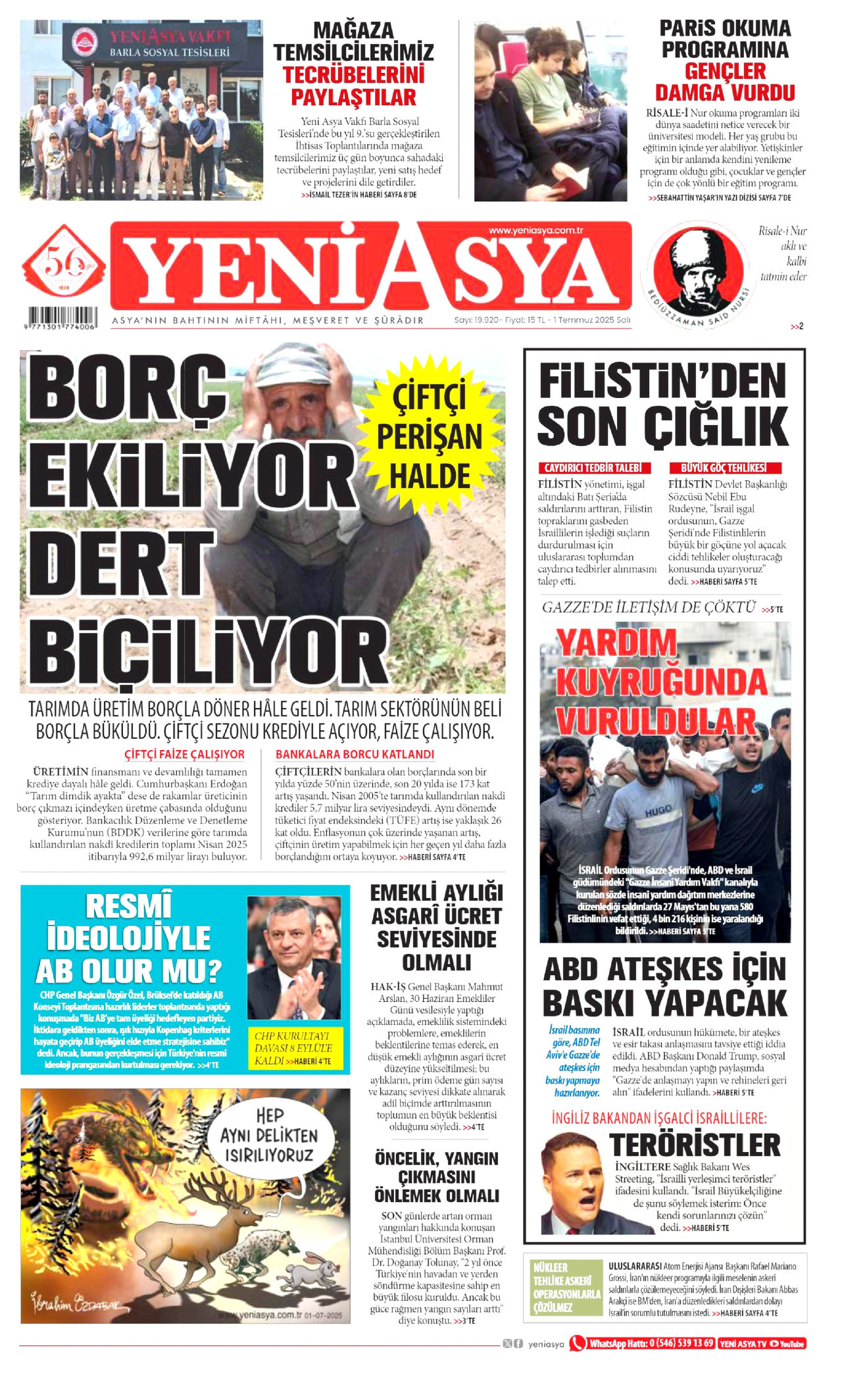 Gazeteler manşetine hangi haberleri taşıdı? İşte 1 Temmuz Salı gazete manşetleri