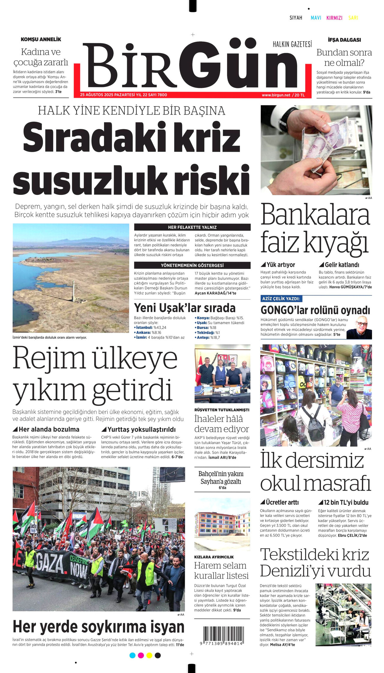 Gazeteler manşetine hangi haberleri taşıdı? İşte 25 Ağustos Pazartesi gazete manşetleri