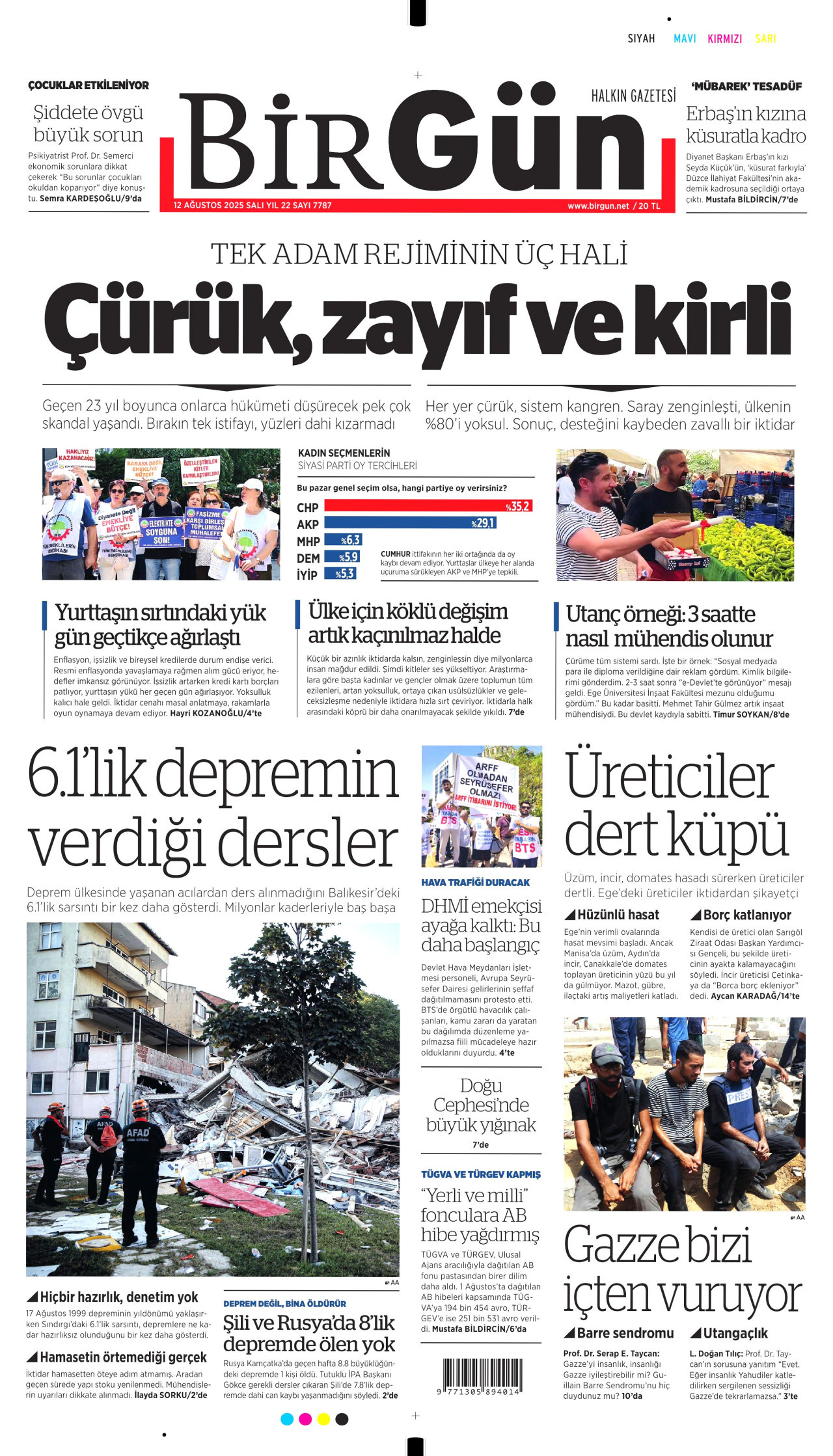 Gazeteler manşetine hangi haberleri taşıdı? İşte 12 Ağustos Salı gazete manşetleri