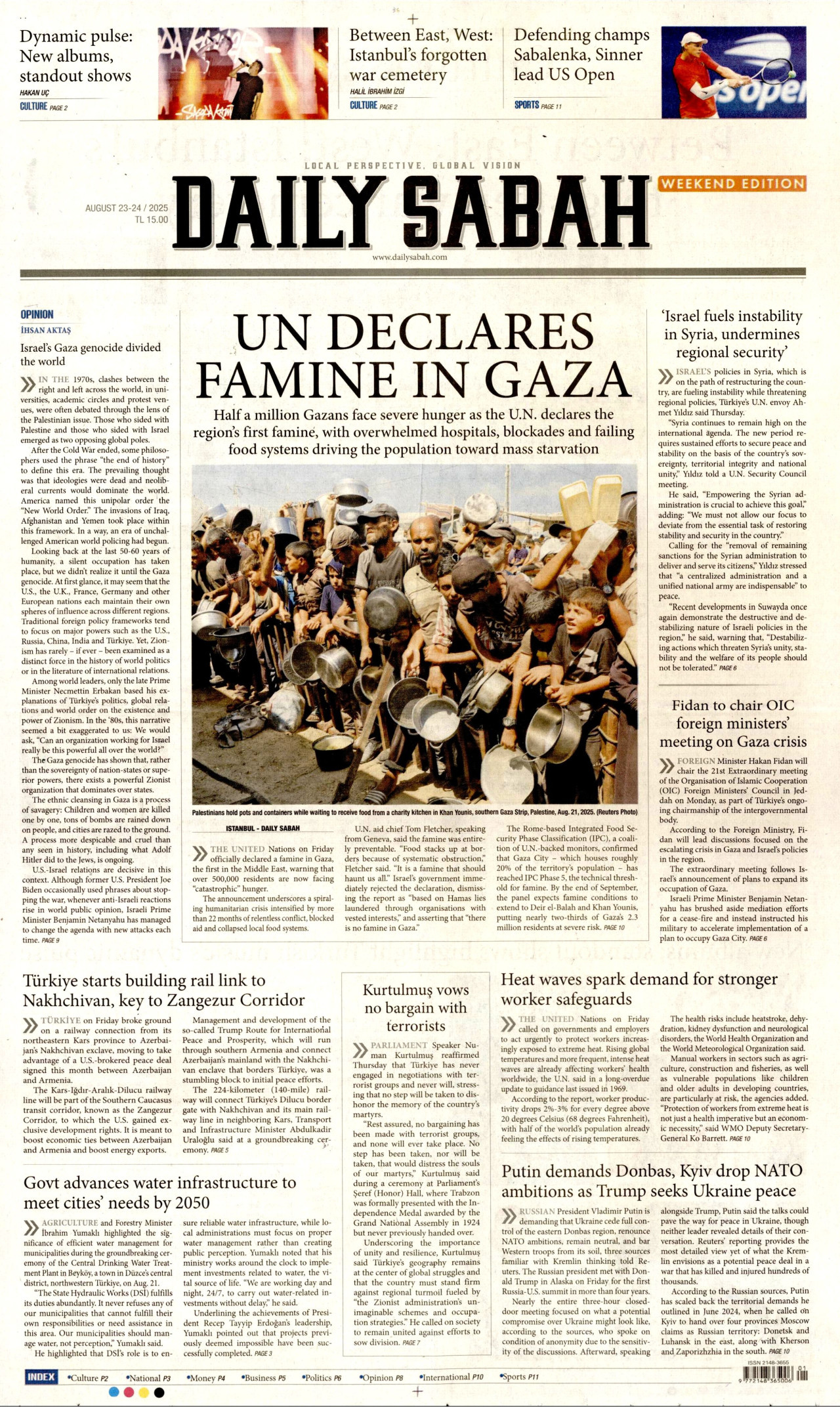 Gazeteler manşetine hangi haberleri taşıdı? İşte 23 Ağustos Cumartesi gazete manşetleri