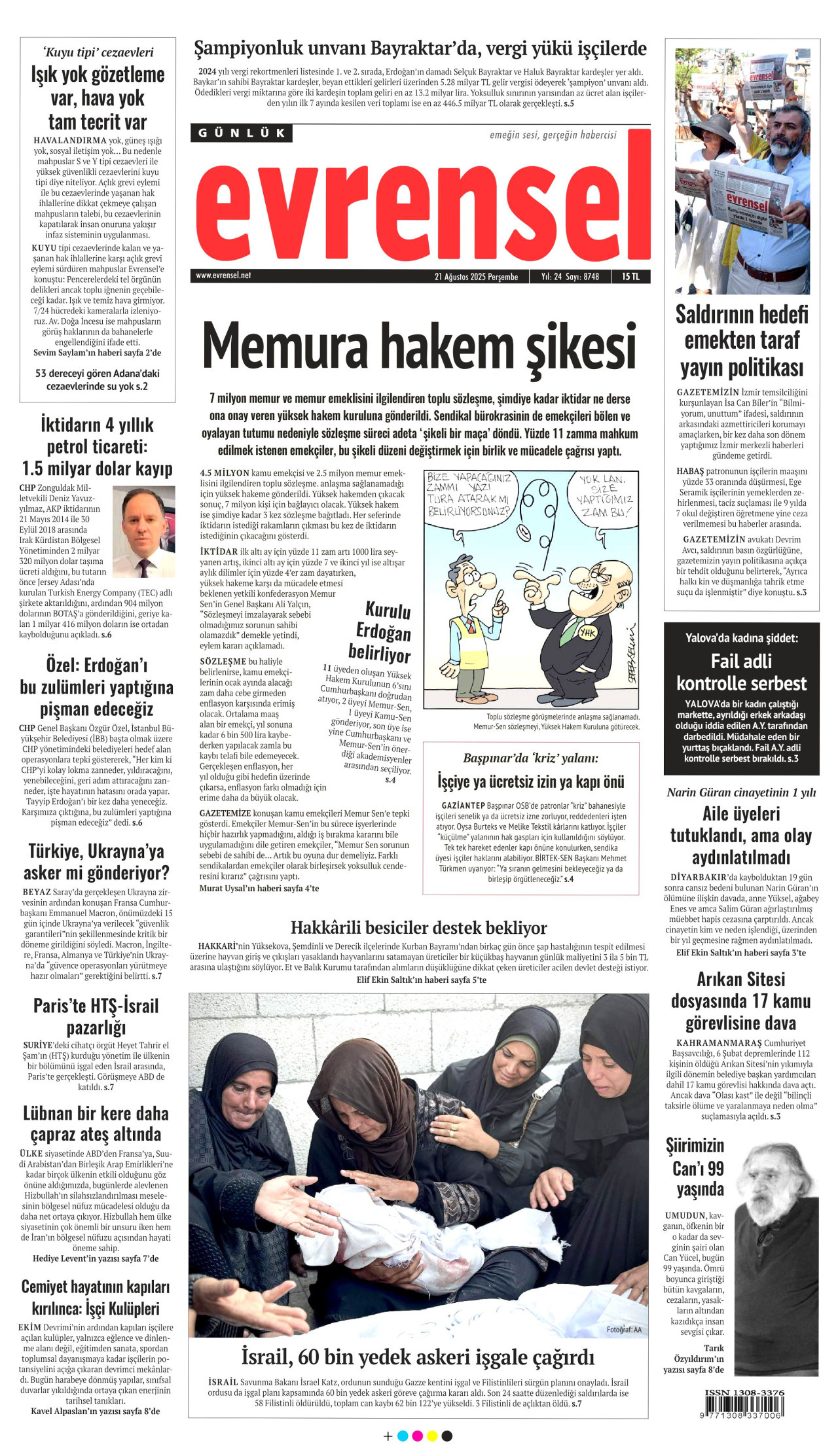 Gazeteler manşetine hangi haberleri taşıdı? İşte 21 Ağustos Perşembe gazete manşetleri