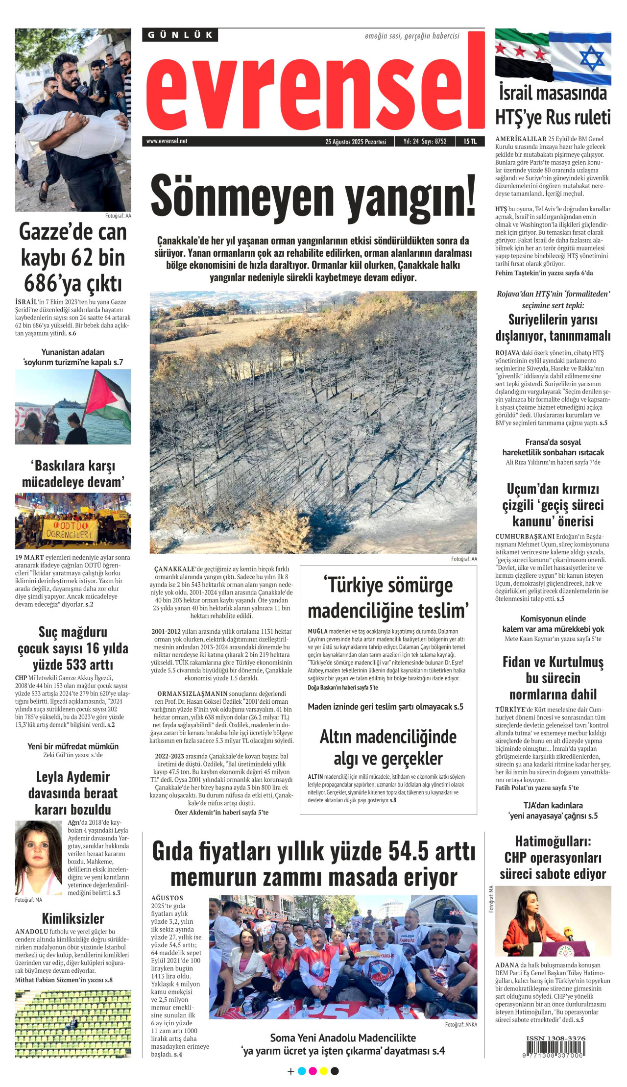 Gazeteler manşetine hangi haberleri taşıdı? İşte 25 Ağustos Pazartesi gazete manşetleri