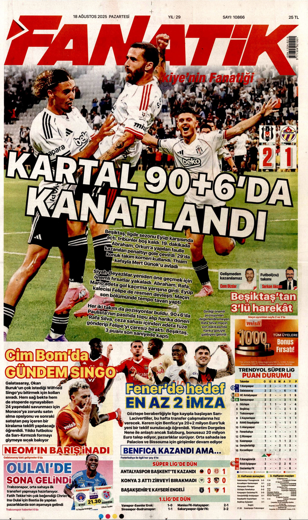 Gazeteler manşetine hangi haberleri taşıdı? İşte 18 Ağustos Pazartesi gazete manşetleri 24 Gazeteler manşetine hangi haberleri taşıdı? İşte 18 Ağustos Pazartesi gazete manşetleri