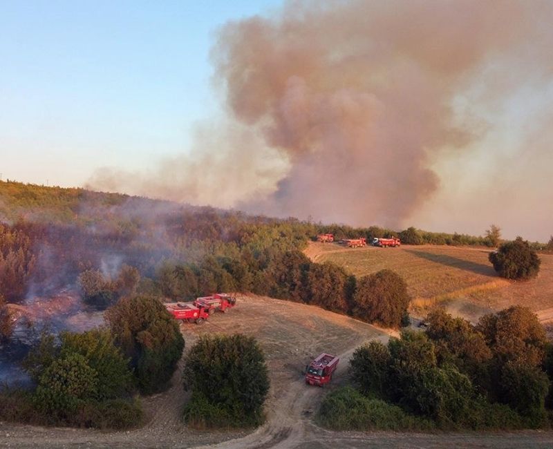 Osmaniye’de orman yangınına müdahale için yola çıkan arazözün devrilmesi sonucu