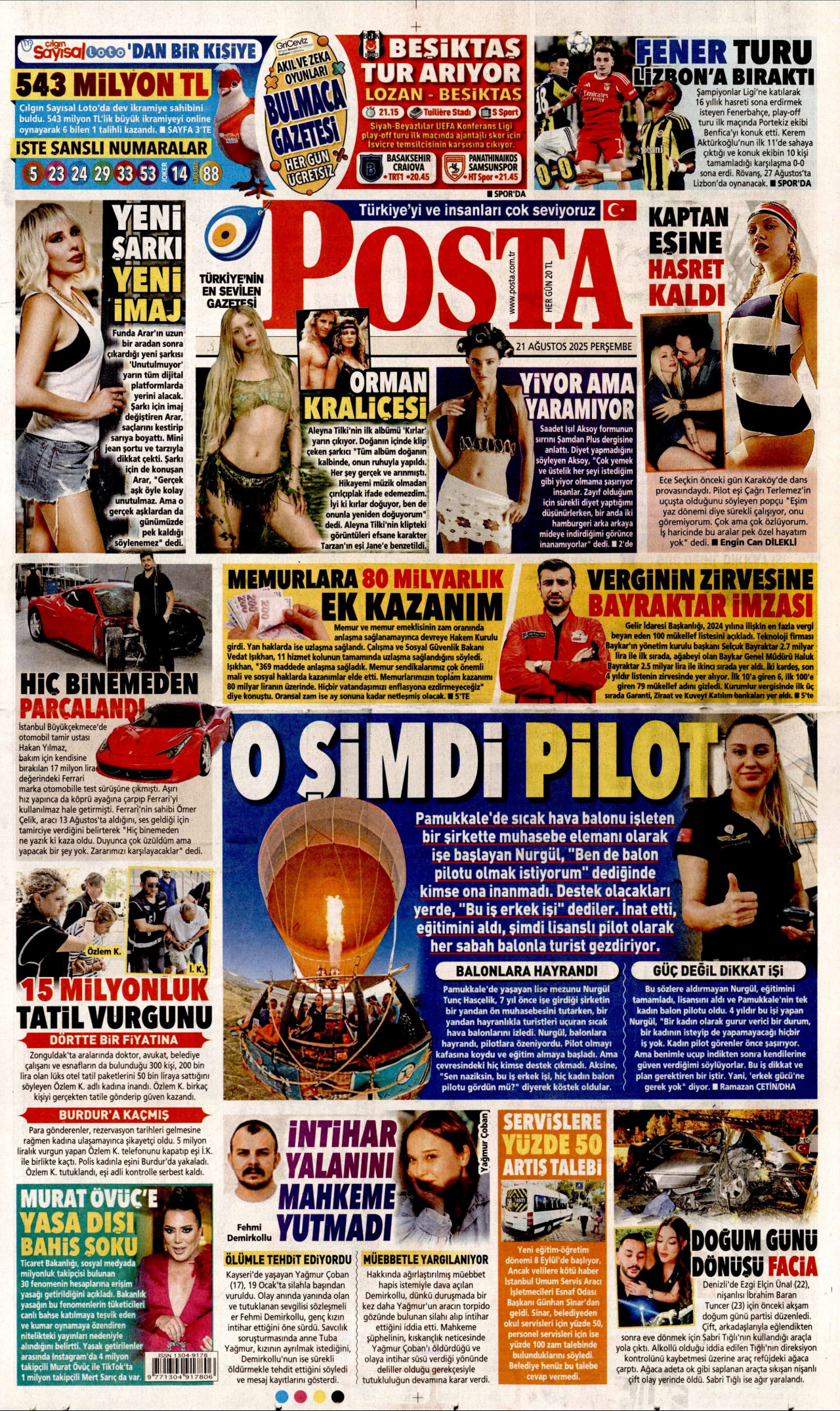 Gazeteler manşetine hangi haberleri taşıdı? İşte 21 Ağustos Perşembe gazete manşetleri