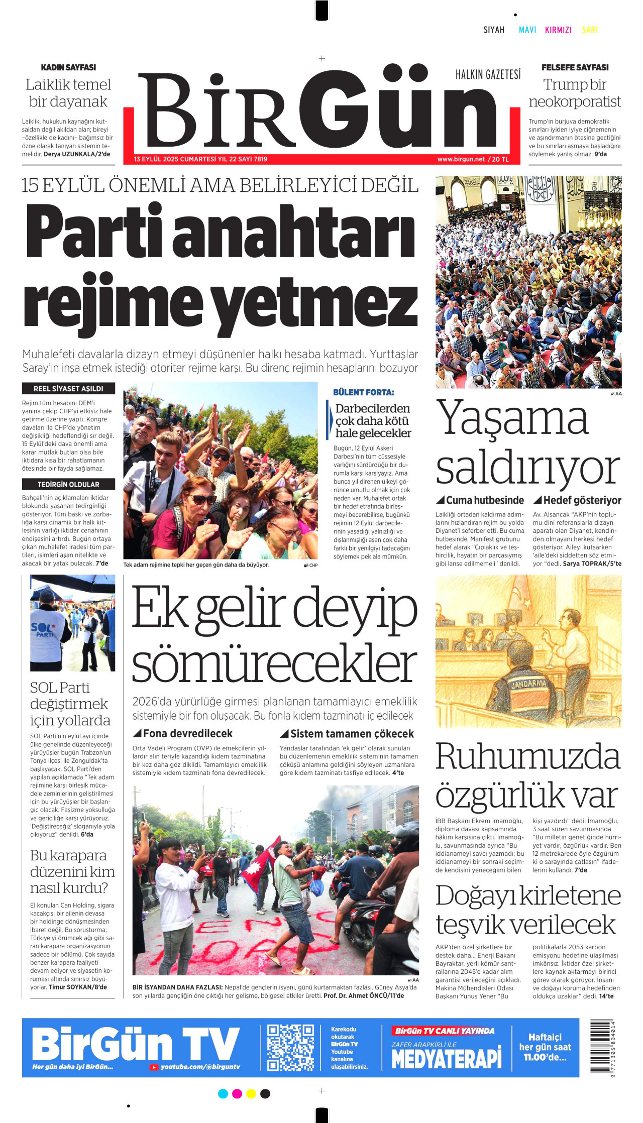 Gazeteler manşetine hangi haberleri taşıdı? İşte 13 Eylül Cumartesi gazete manşetleri