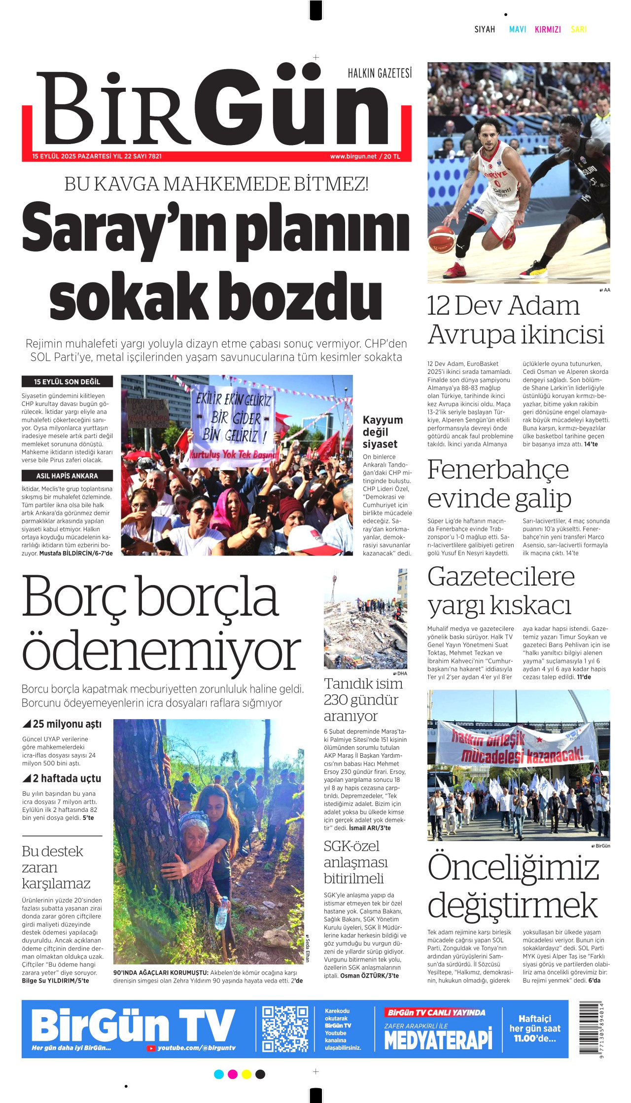 Gazeteler manşetine hangi haberleri taşıdı? İşte 15 Eylül Pazartesi gazete manşetleri