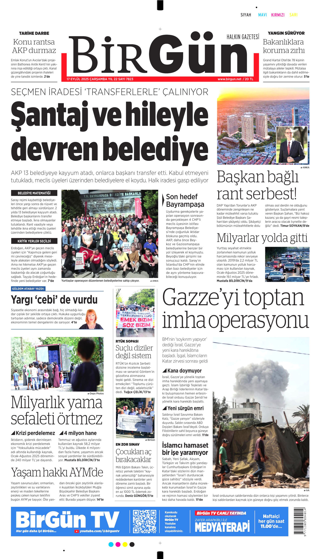 Gazeteler manşetine hangi haberleri taşıdı? İşte 17 Eylül Çarşamba gazete manşetleri