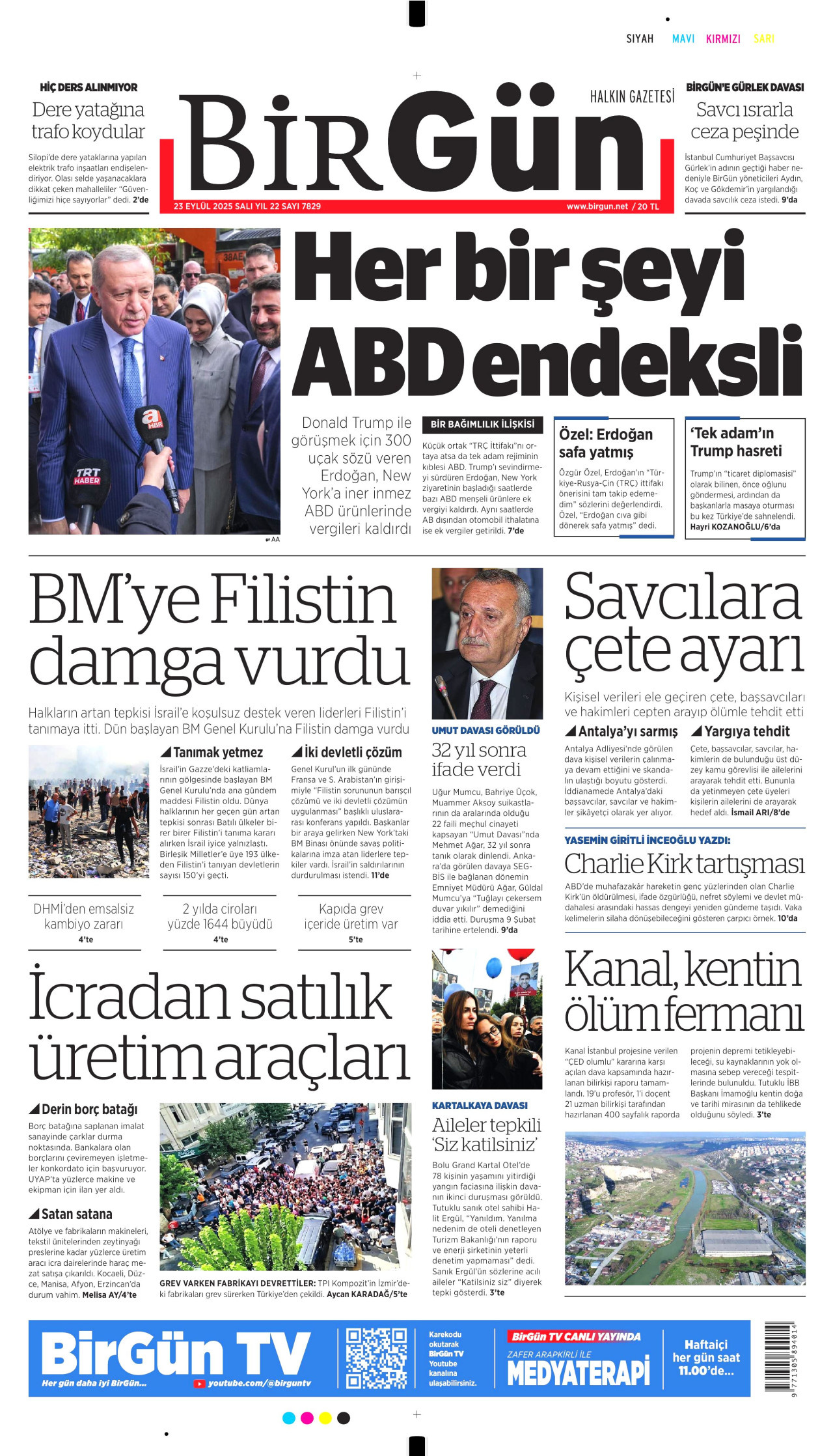 Gazeteler manşetine hangi haberleri taşıdı? İşte 23 Eylül Salı gazete manşetleri