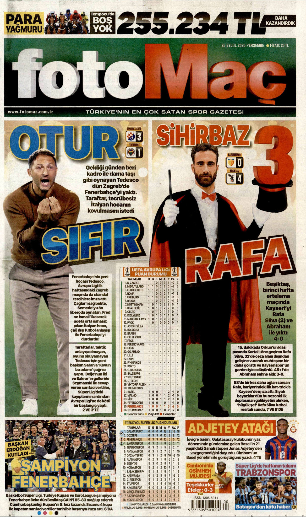 Gazeteler manşetine hangi haberleri taşıdı? İşte 25 Eylül Perşembe gazete manşetleri