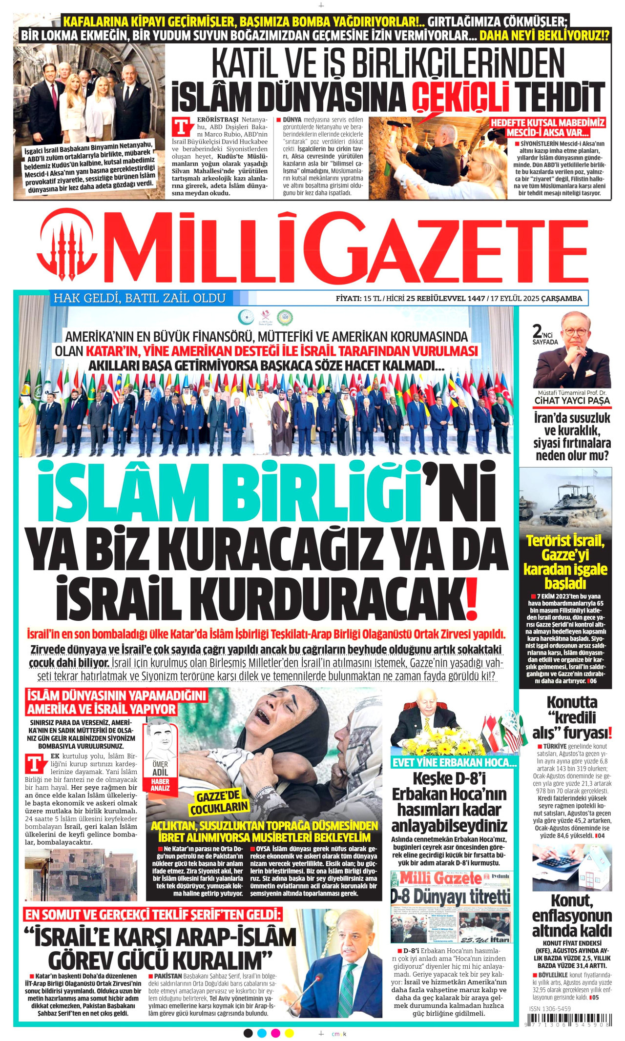 Gazeteler manşetine hangi haberleri taşıdı? İşte 17 Eylül Çarşamba gazete manşetleri