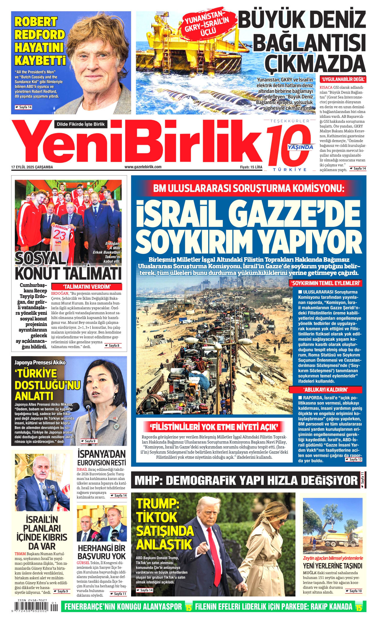 Gazeteler manşetine hangi haberleri taşıdı? İşte 17 Eylül Çarşamba gazete manşetleri