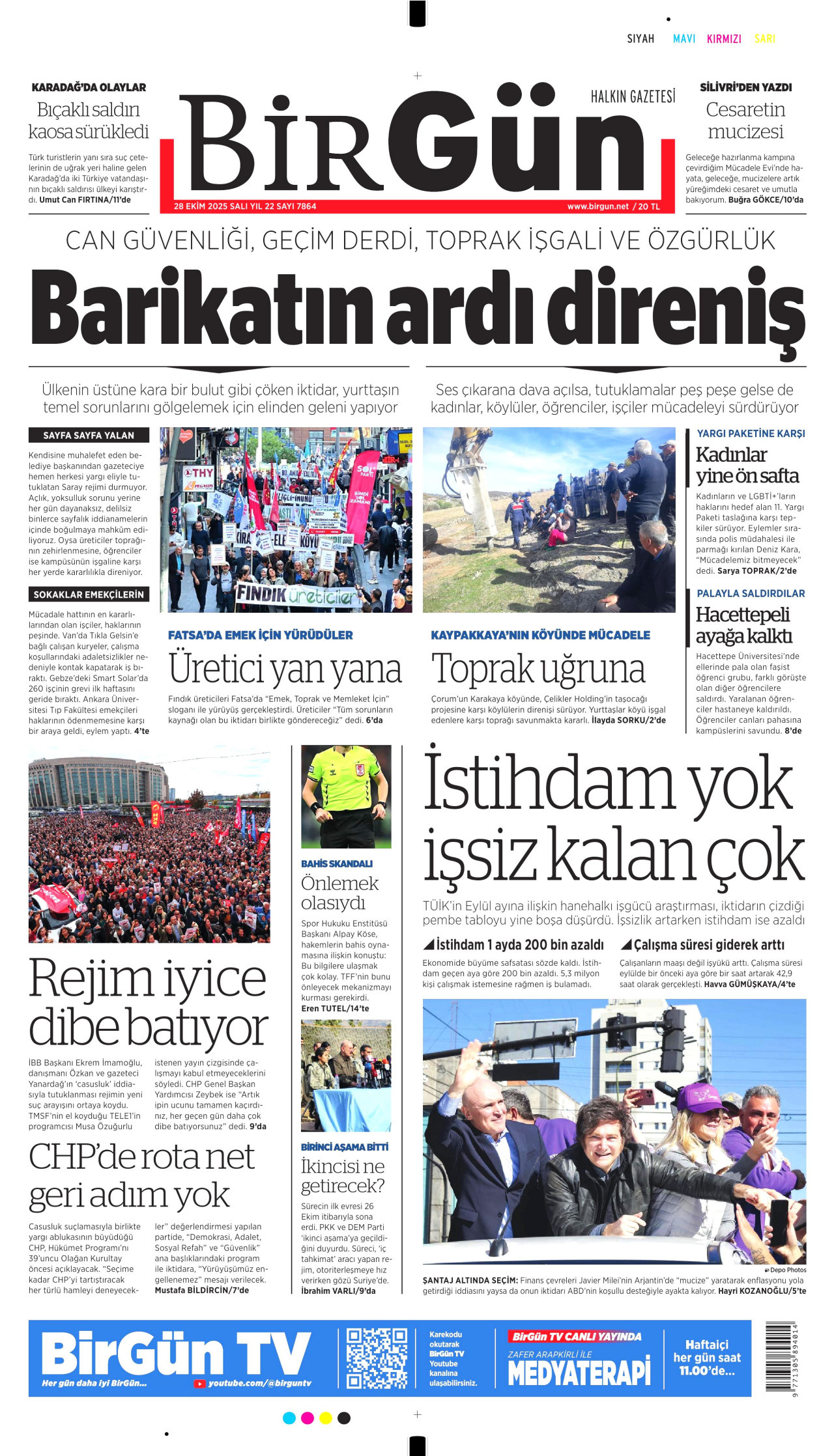 Gazeteler manşetine hangi haberleri taşıdı? İşte 28 Ekim Salı gazete manşetleri