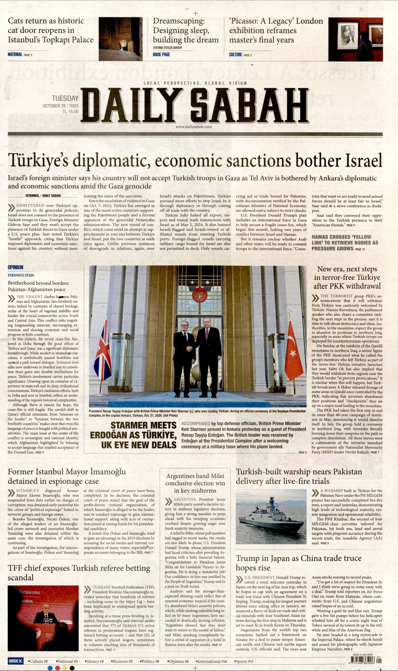 Gazeteler manşetine hangi haberleri taşıdı? İşte 28 Ekim Salı gazete manşetleri