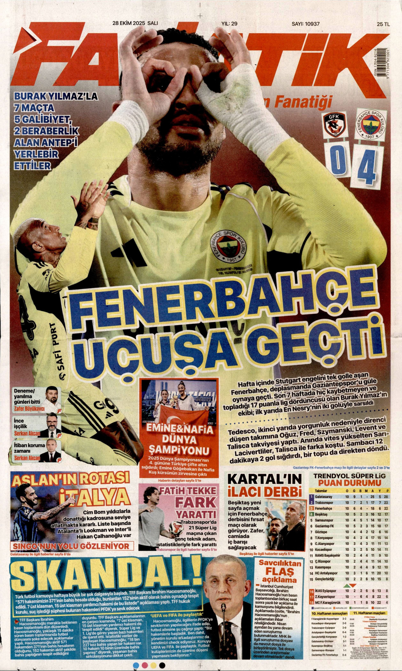 Gazeteler manşetine hangi haberleri taşıdı? İşte 28 Ekim Salı gazete manşetleri