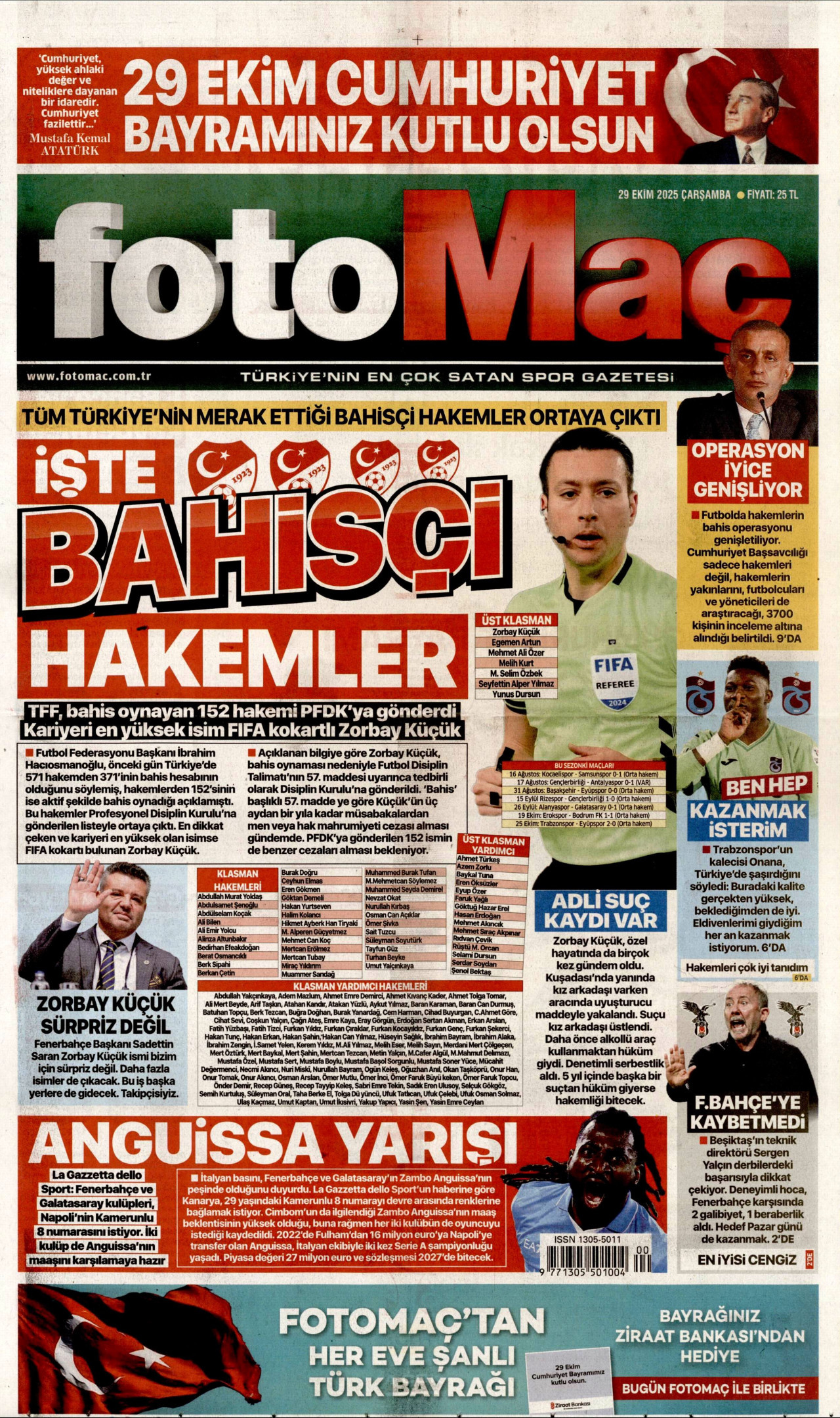 Gazeteler manşetine hangi haberleri taşıdı? İşte 29 Ekim Çarşamba gazete manşetleri